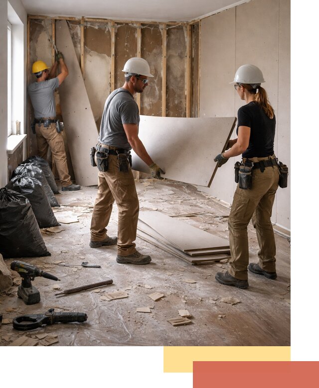 Демонтаж стеновых панелей в Луге быстро и аккуратно