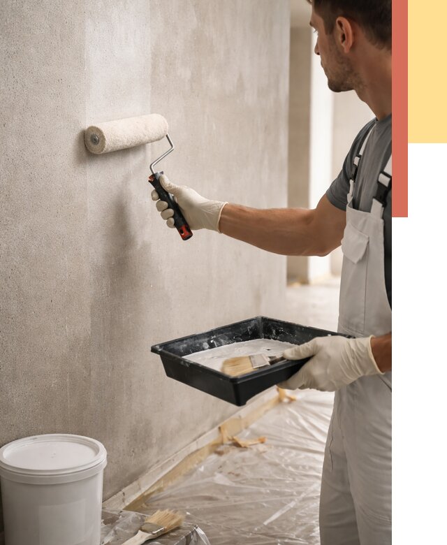 Грунтовка стен в Луге от 2268 руб. м2 — быстро, недорого, с материалом | ОТДЕЛОЧНИК-Лга