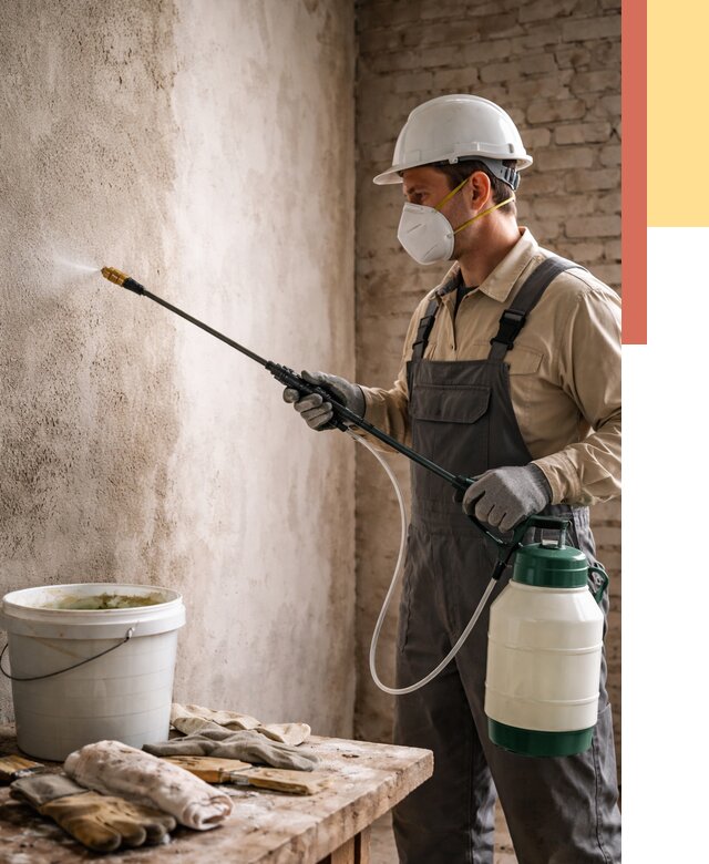 Антисептическая обработка стен в Луге от 1237 руб. — быстро и недорого | ОТДЕЛОЧНИК-Лга