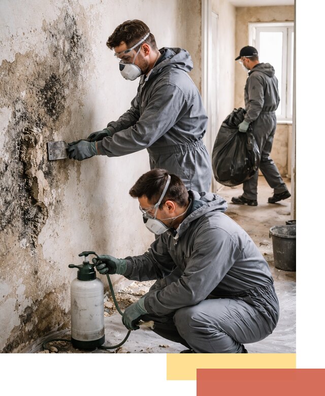 Удаление плесени со стен профессионально в Луге