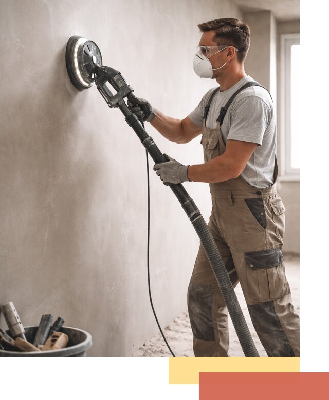 Профессиональная шлифовка стен в Луге быстро и качественно