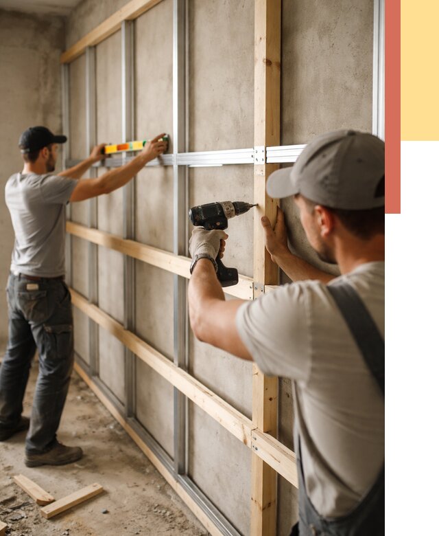 Устройство обрешетки под панели в Луге от 2165 руб. — монтаж под ключ | ОТДЕЛОЧНИК-Лга