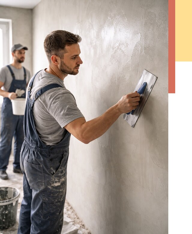 Глянцевание штукатурки стен в Луге от 7733 руб. — услуги и затирка | ОТДЕЛОЧНИК-Лга