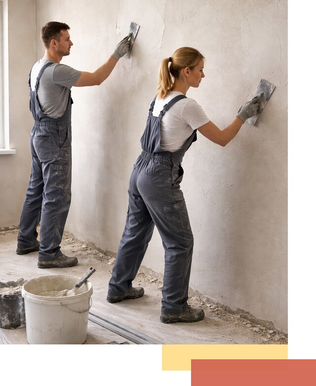 Штукатурка стен под обои в Луге профессионально и быстро