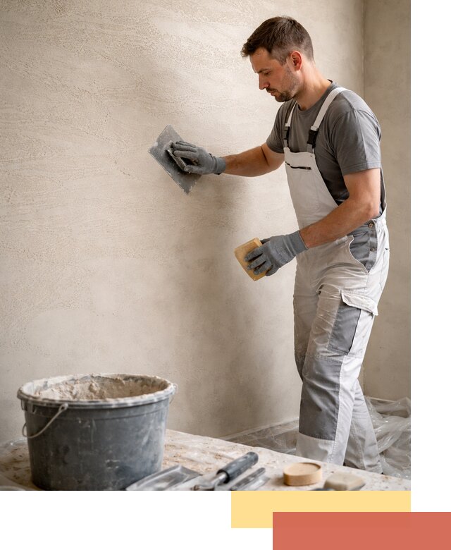 Декоративная штукатурка травертин в Луге для стен и потолков