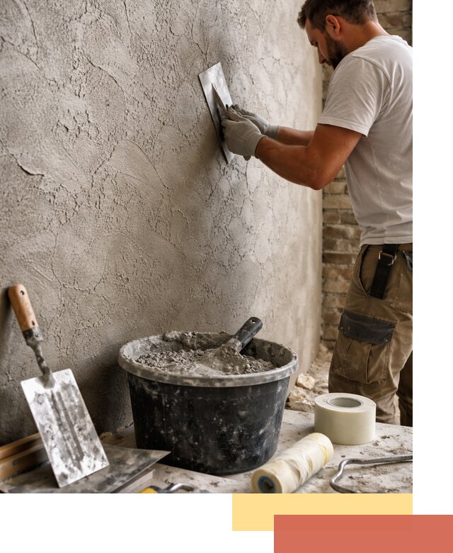 Декоративная штукатурка лофт в Луге — отделка стен и потолков