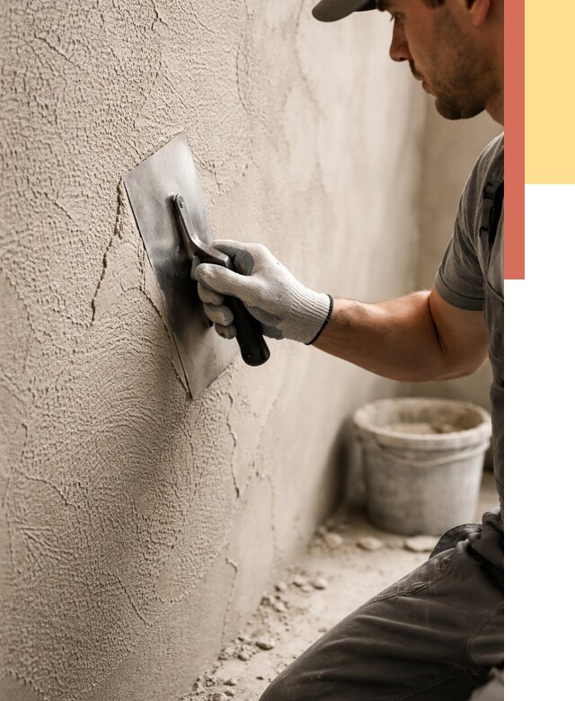 Структурная штукатурка стен в Луге от 4640 руб. под ключ | ОТДЕЛОЧНИК-Лга