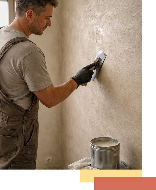 Нанесение воска на штукатурку в Луге для защиты и блеска