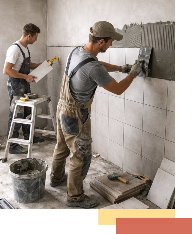 Укладка плитки на стены в Луге профессионально и надежно