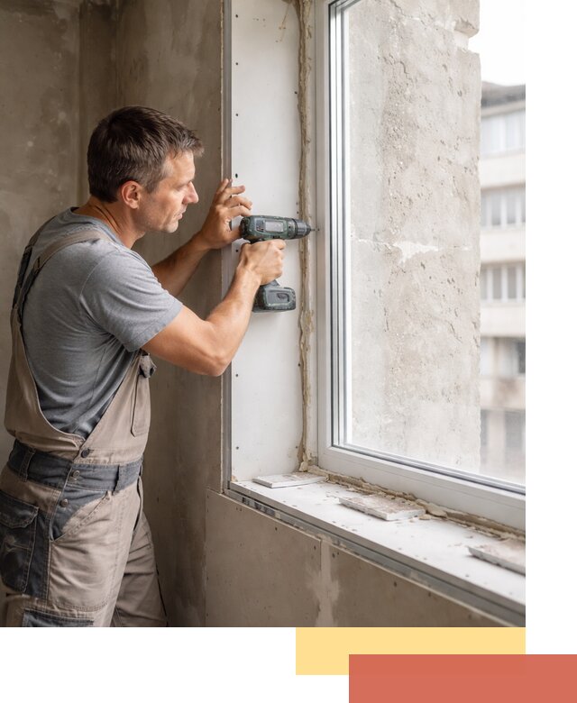 Монтаж гипсокартонных откосов в Луге под ключ