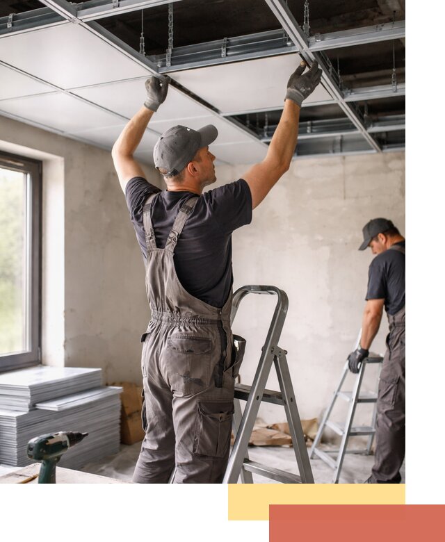 Монтаж кассетного потолка в Луге качественно и быстро