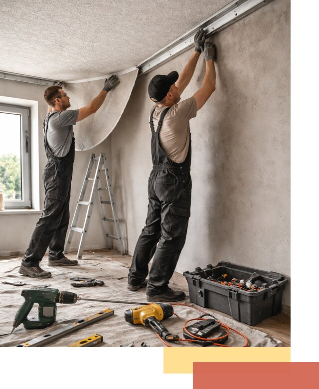 Монтаж фактурного натяжного потолка в Луге качественно и быстро